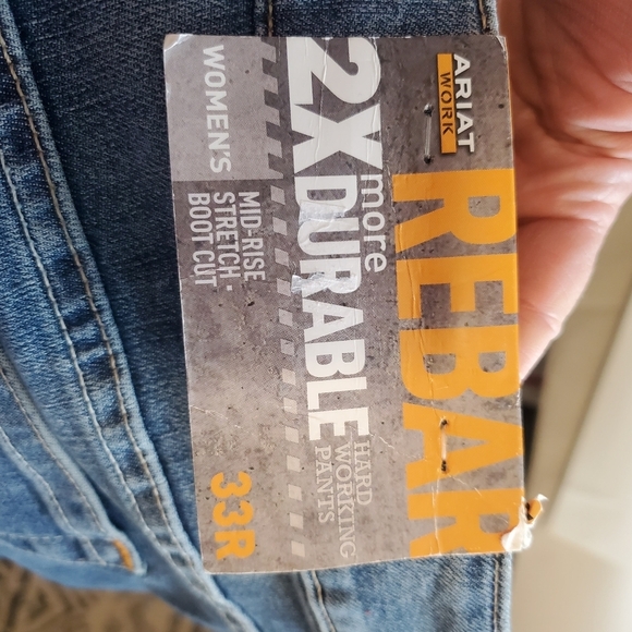 ARIAT REBAR MID RISE BOOT. NWT. 33R. STRETCH WOMENS. WORK - Picture 11 of 14